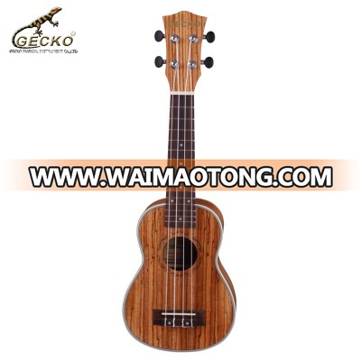 Gecko UK21Z China good 21 inch Zebra Ukulele