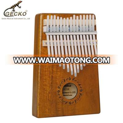 Gecko K15K Amazon Best seller 15 keys KOA Kalimba Sanza Thumb Piano Musical Instrument