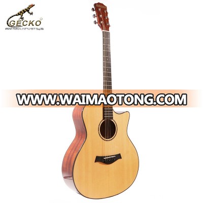 Gecko factory supply 40 inch Solid spruce Guitar