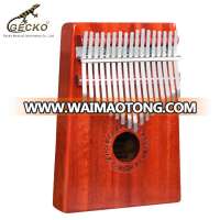 Gecko Factory supply Wholesale 17 keys Kalimba K17MBR Sanza Thumb Piano Mbira  Sanza Kalimba Musical instrument