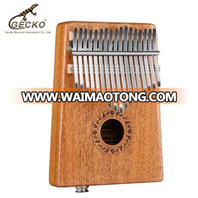 Gecko Electric 17 keys Kalimba K17MEQ with EQ Mbira Kalimba Sanza Thumb Piano musical instrument music toy music box