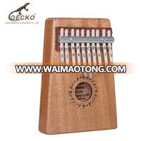 Gecko New K10M China Wholesale 10 keys mahogany kalimba Mbira Thumb Piano musical instrument music toy music box