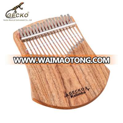 Gecko new K17CAS Factory supply  Finger piano 17 keys Camphorwood Thumb Piano kalimba Musical Instrument